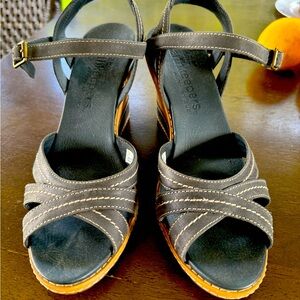 Timberland Earth keepers Blue Platform Sandals Size 8